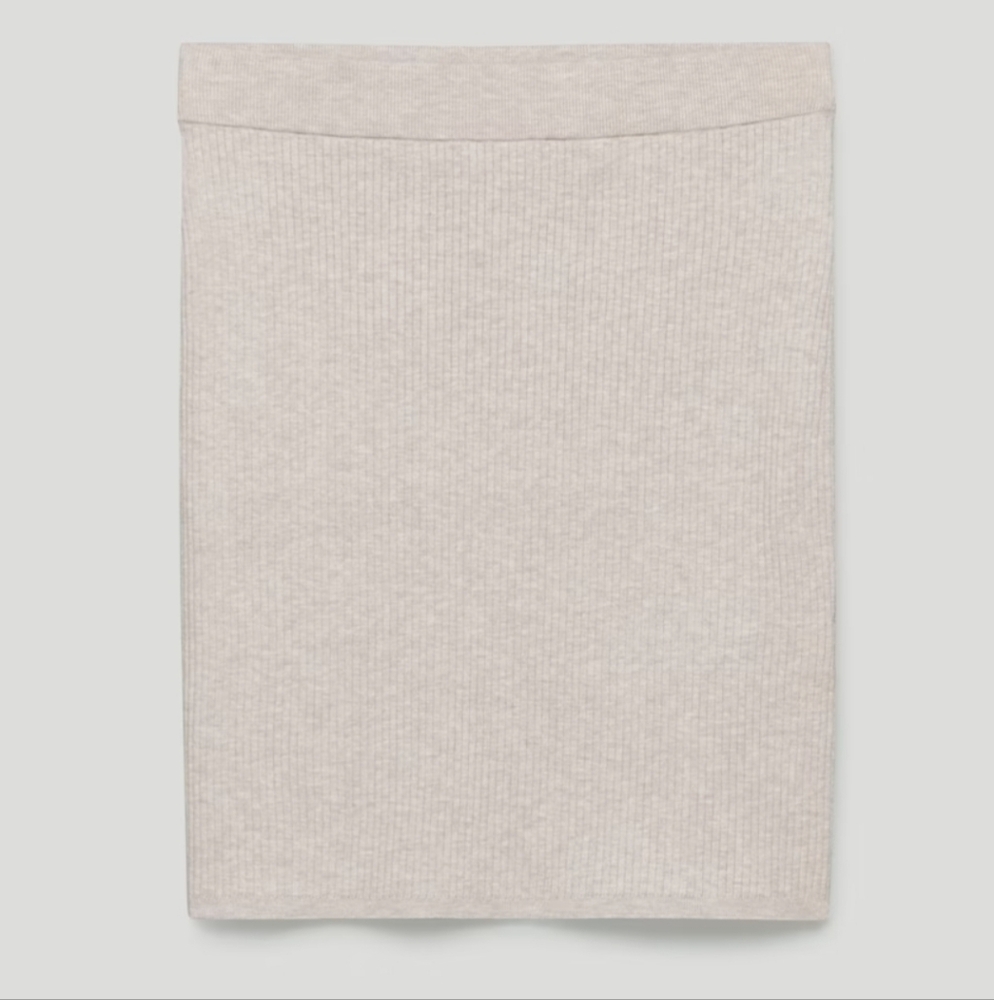 Aritzia Wilfred High Waisted Knit Mini Skirt